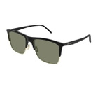 Saint Laurent Eyewear Saint Laurent Sl 768 Linea Sl Logo 001 Black Green Sunglasses
