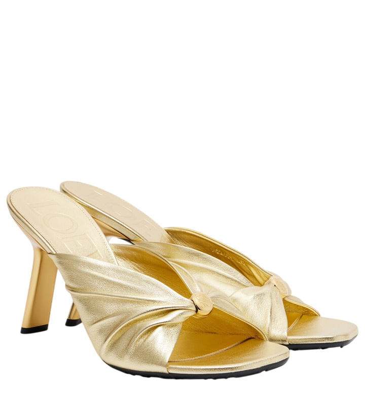 Photo: Loewe Paula's Ibiza Pebble Soft leather mules