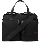 Filson - Dryden Leather-Trimmed Nylon Briefcase - Black