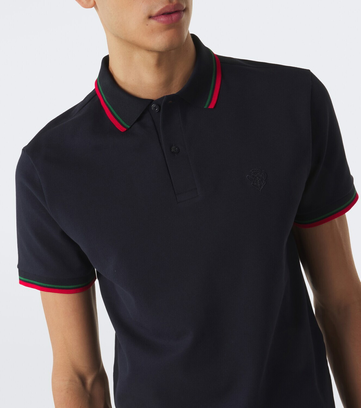 Gucci Cotton-blend piqué polo shirt