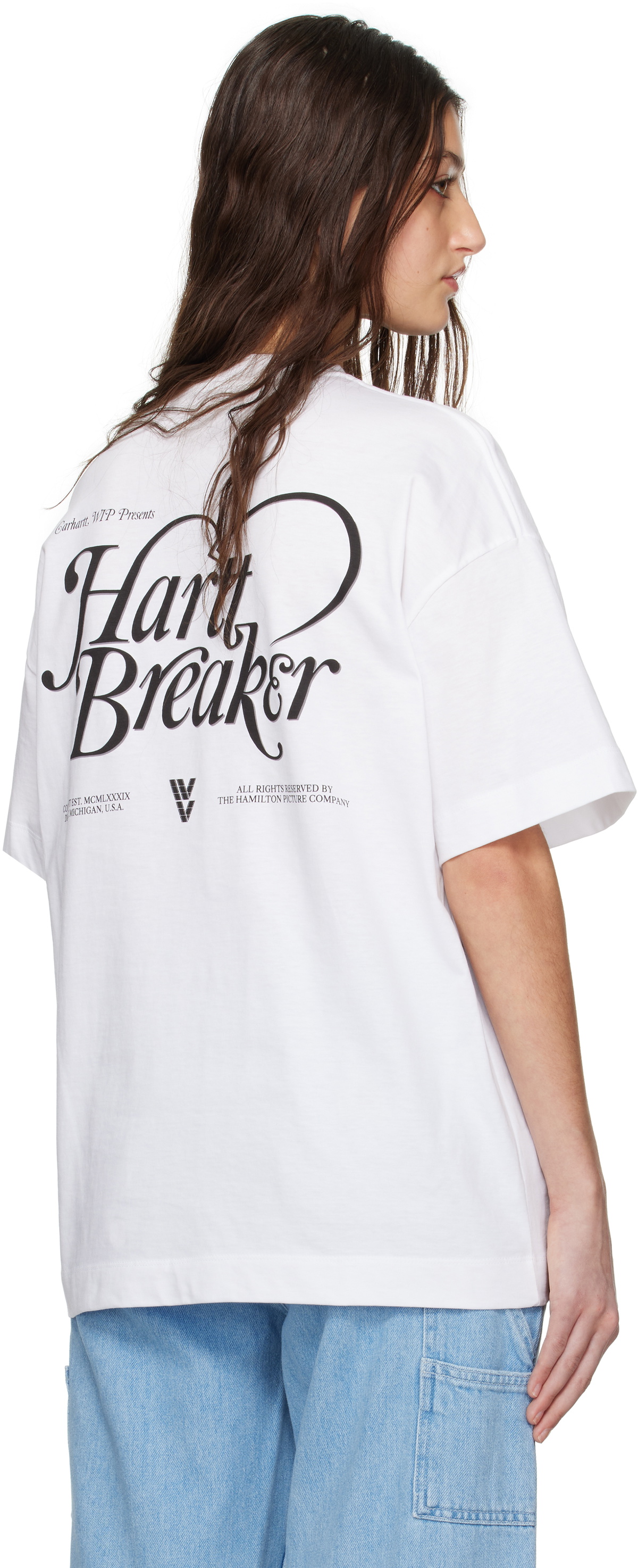 Carhartt Work In Progress White Harttbreaker T-shirt