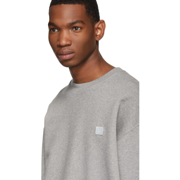 Acne Studios Grey Forba Face Sweatshirt Acne Studios