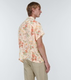 Bode - Flowering Crabapple silk georgette shirt