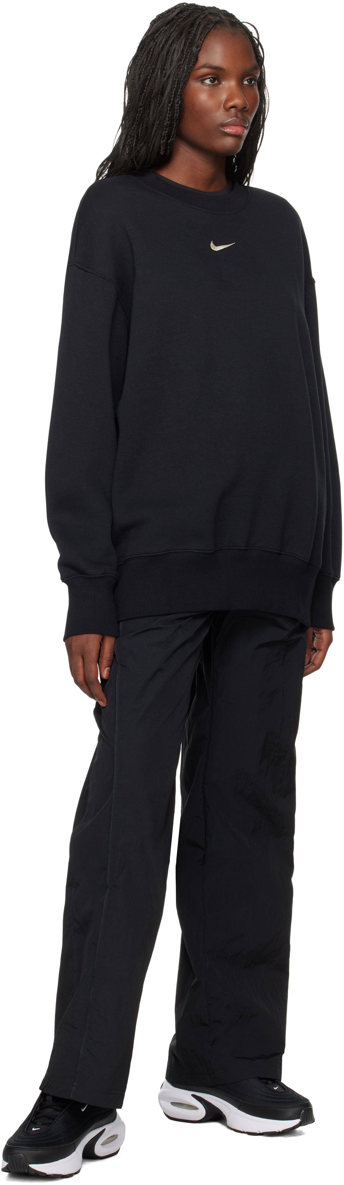 Nike Black Sportswear Phoenix Fleece Sweatshirt