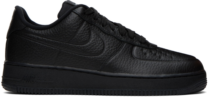 Photo: Nike Black Air Force 1 '07 Pro-Tech Sneakers