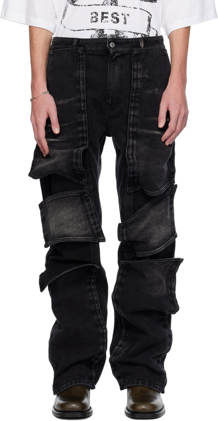 Y/Project Navy Classic Front Panel Jeans Y/Project