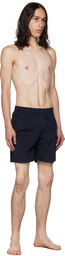 Stone Island Navy Double-Dyed Swim Shorts