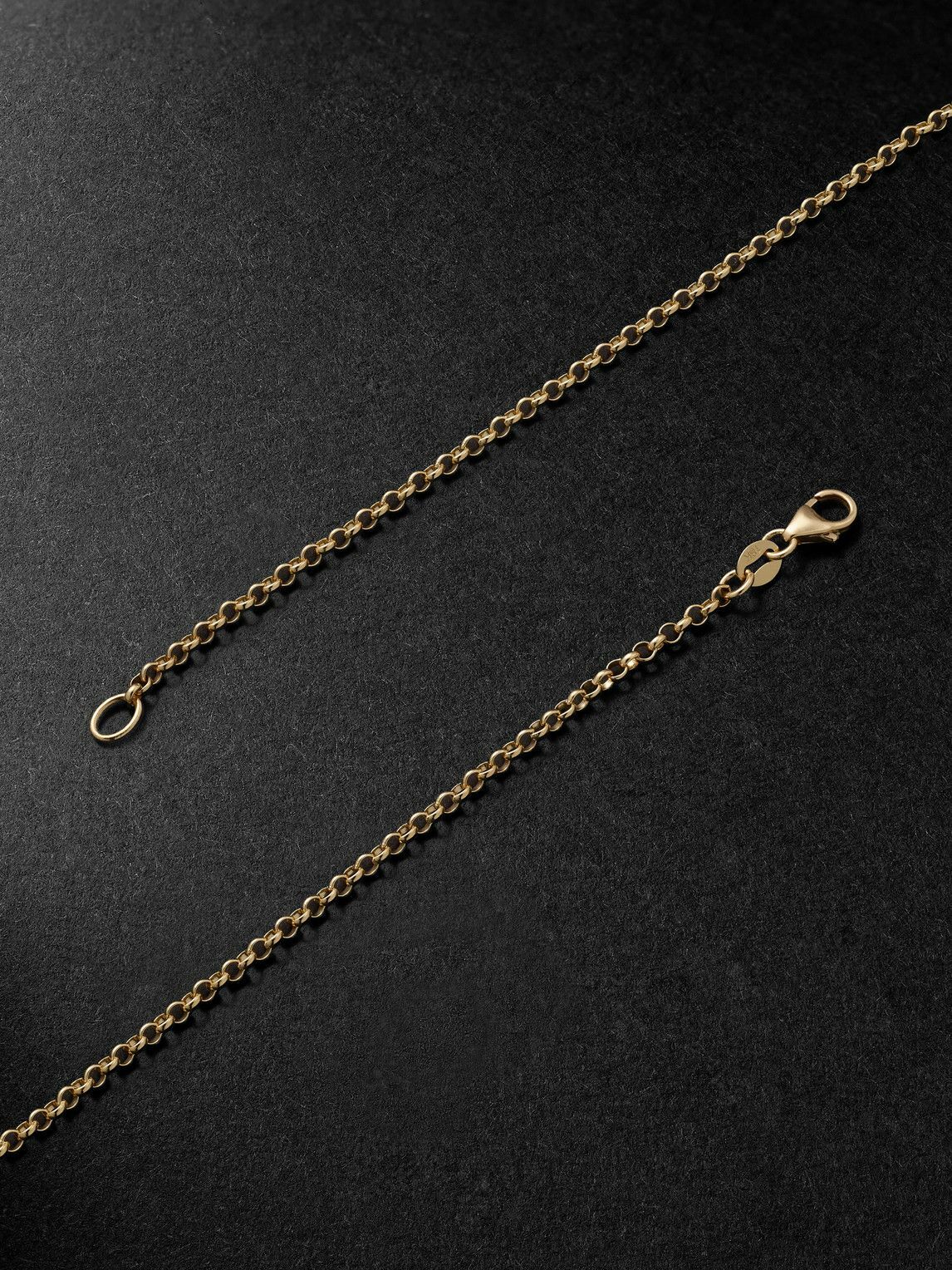 Foundrae - Small Open Belcher 18-Karat Gold Necklace