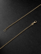 Foundrae - Small Open Belcher 18-Karat Gold Necklace