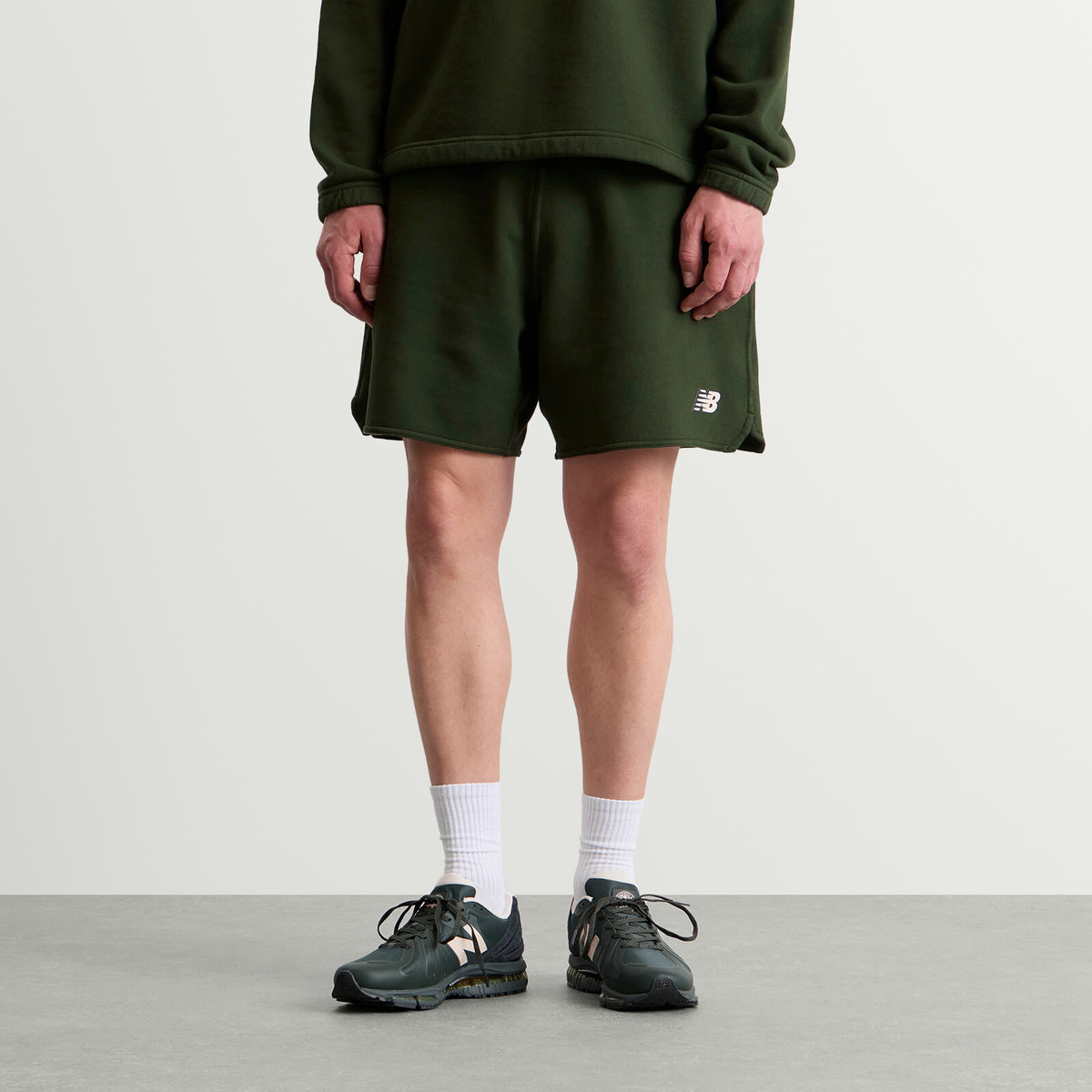 Stone Island Men's x New Balance Shorts in Juniper