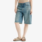 Good American Women's Good Standard Ease Bermuda Shorts in Indigo