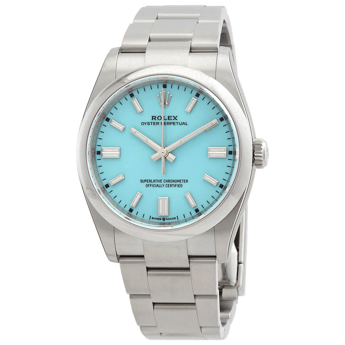 Rolex Oyster Perpetual 36 Automatic Chronometer ''Tiffany Blue'' Dial Watch 126000TQBLSO