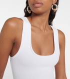 Wardrobe.NYC - Ribbed-knit cotton-blend tank top