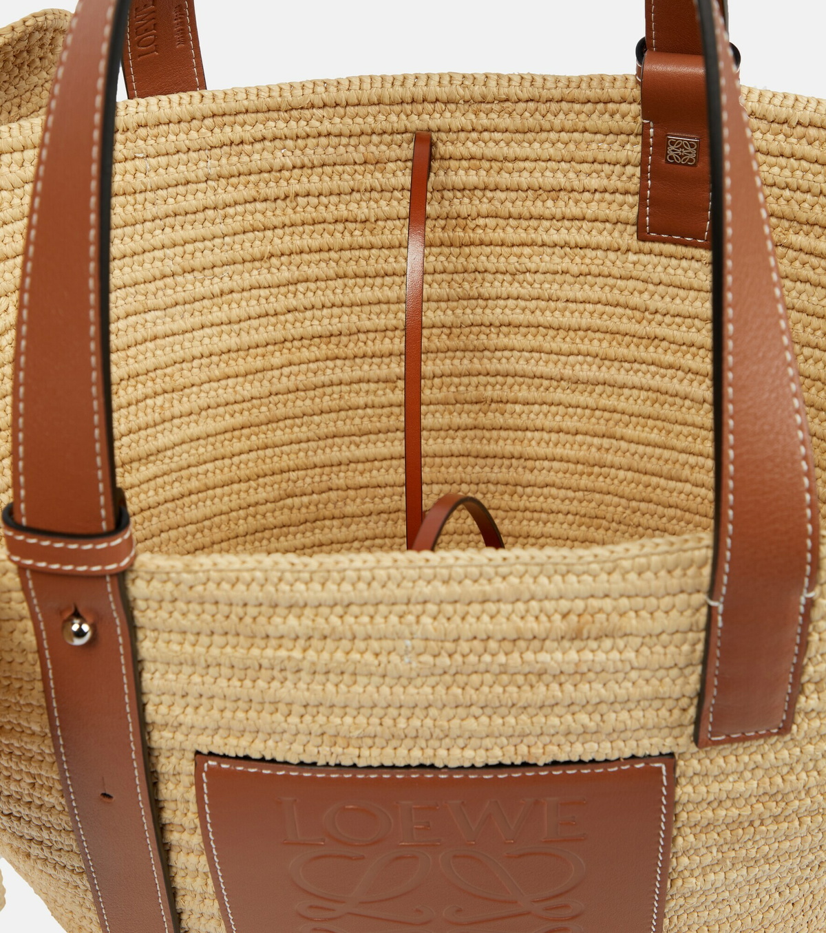 アクセサリーその他 Loewe Elephant pendant in raffia and leather Loewe Elephant pendant in raffia and leather | TheDoubleF