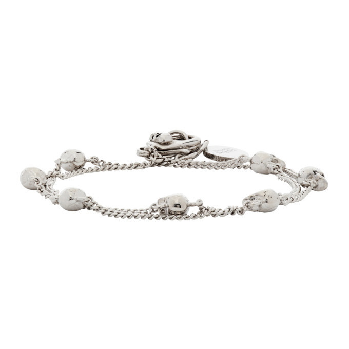Photo: Alexander McQueen Silver Multi Chain Bracelet