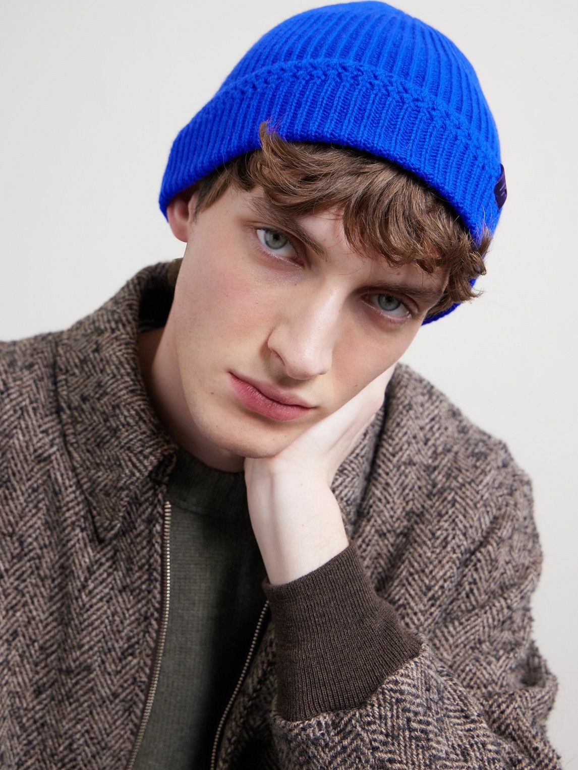 TOM FORD - Ribbed Cashmere Beanie - Blue
