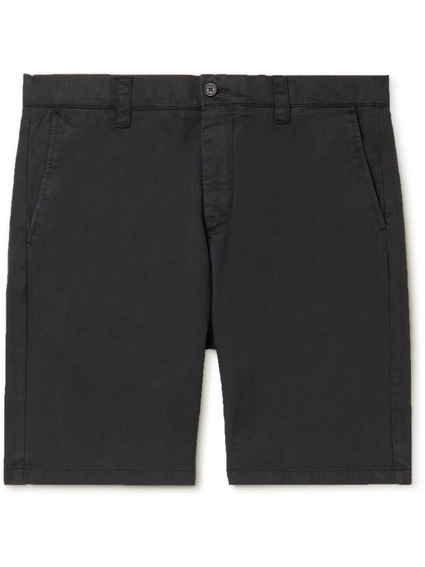 Photo: NN07 - Crown Slim-Fit Cotton-Blend Shorts - Black