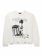 Enfants Riches Déprimés - Cherries Logo-Print Cotton-Jersey T-Shirt - Neutrals