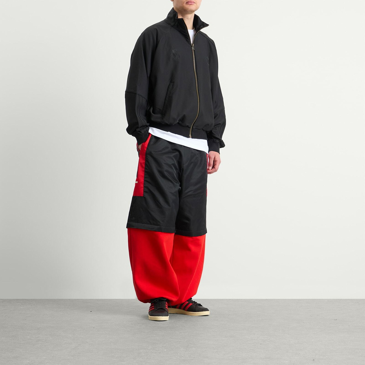 Adidas x Willy Chavarria Twill Track Jacket in Black adidas