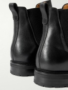 Majordome - M11 Cross-Grain Leather Chelsea Boots - Black
