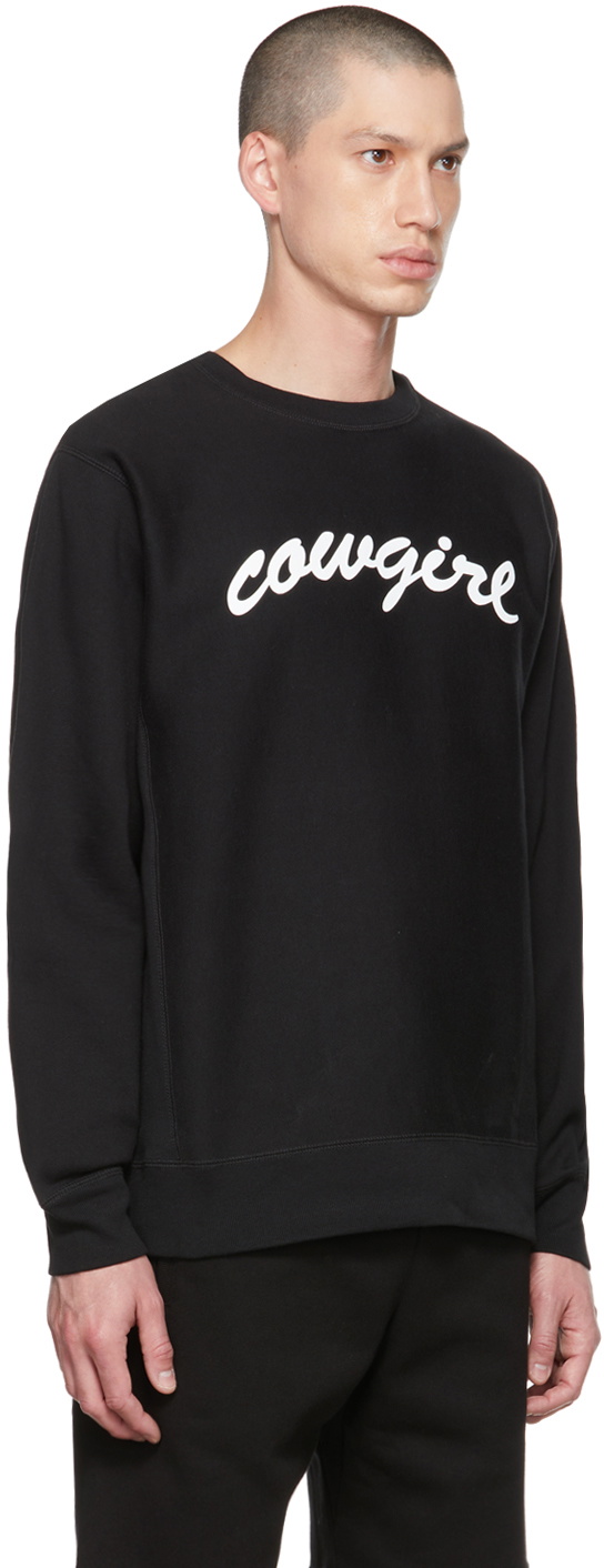 Cowgirl Blue Co Black Big Script Sweatshirt