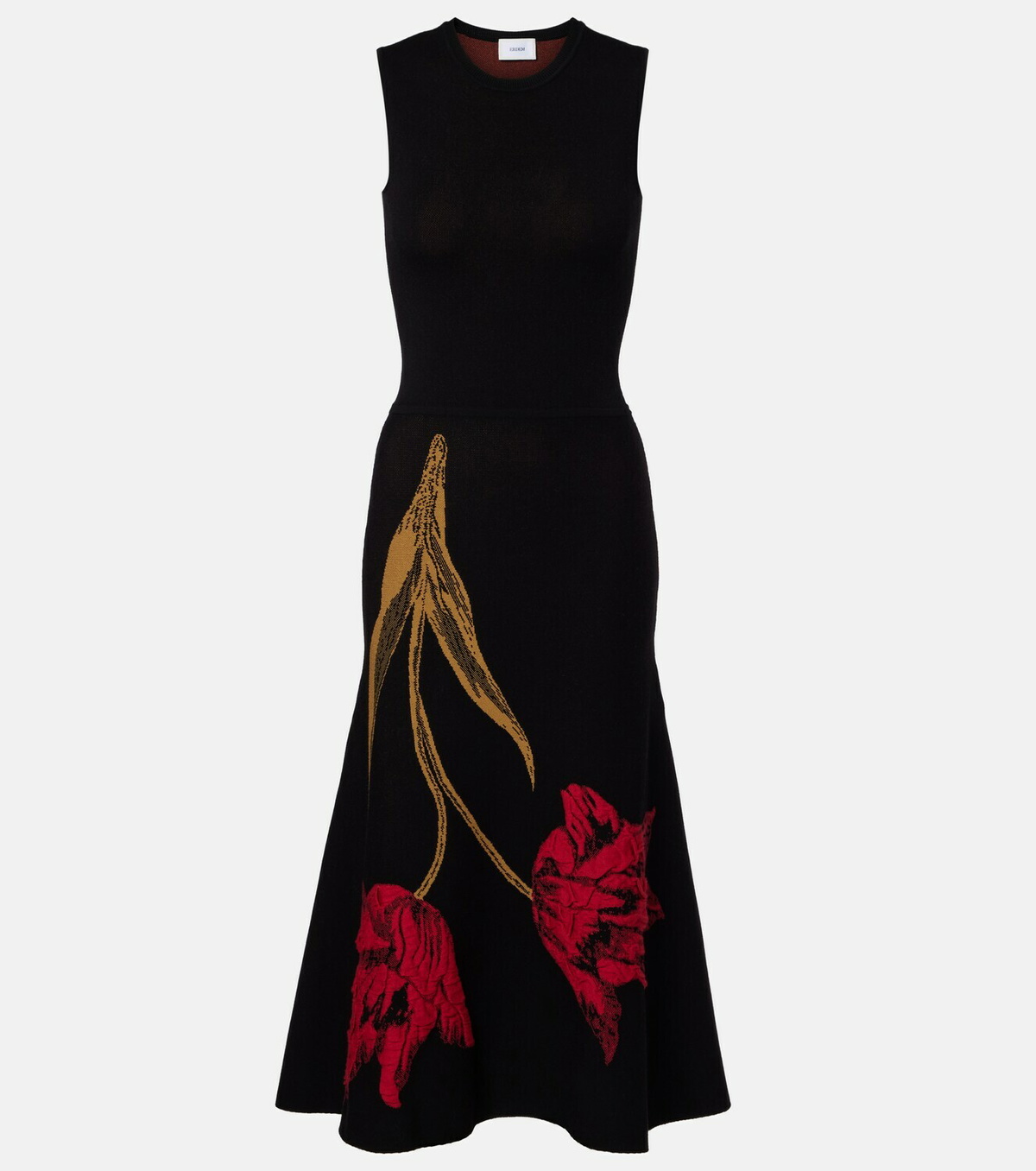 Erdem Floral jacquard midi dress
