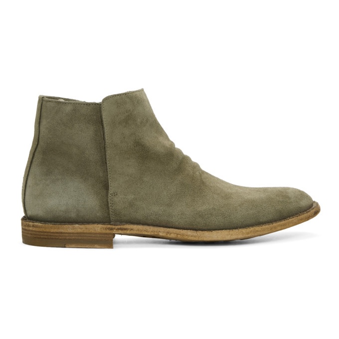 Photo: Officine Creative Taupe Suede Standard 19 Boots