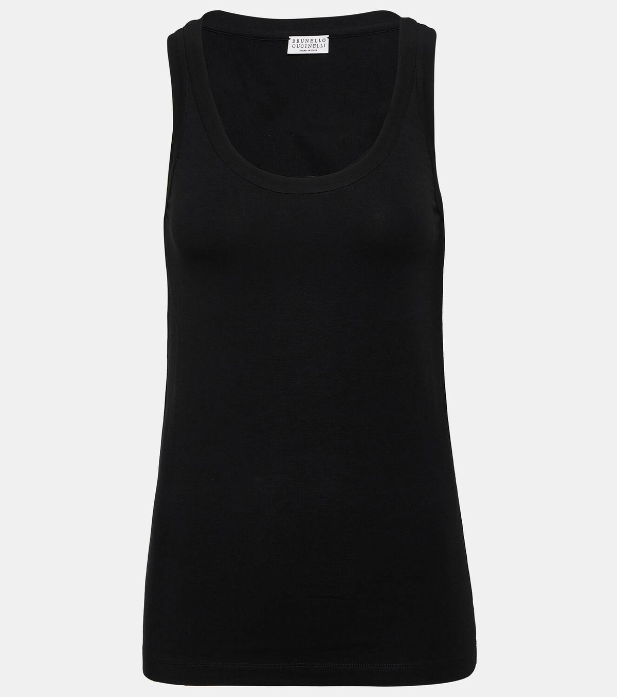 Brunello Cucinelli Cotton-blend tank top