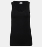 Brunello Cucinelli Cotton-blend tank top