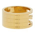 Fendi Gold Logo Ring