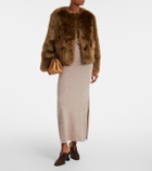 Altuzarra Maury faux-fur leather jacket