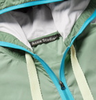 Acne Studios - Osaze Logo-Appliquéd Nylon Hooded Anorak - Men - Gray green