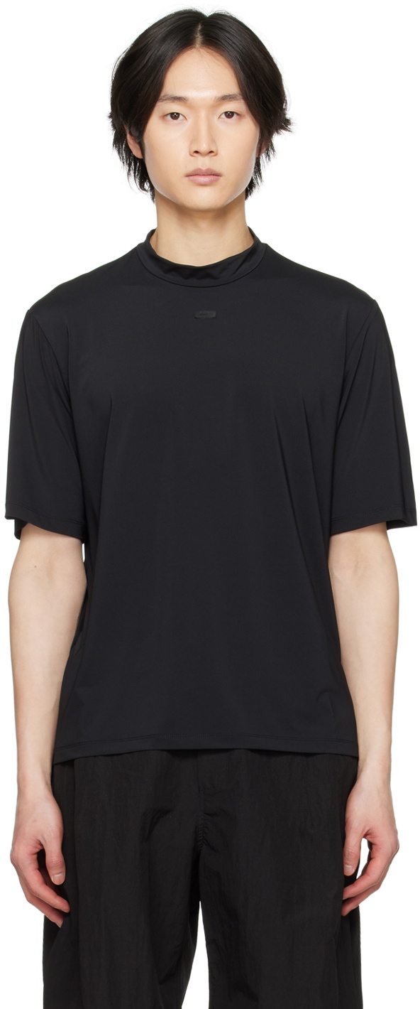 AMOMENTO Black Patch T-Shirt