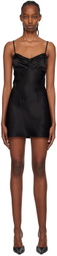Anna October Black Waterlily Minidress