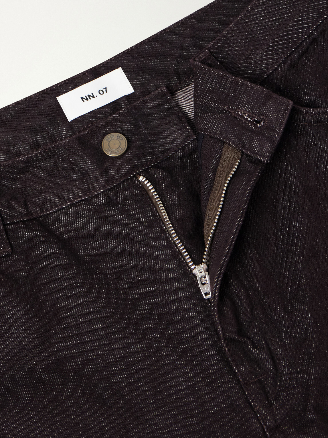 NN07 - Ross 10069 Straight-Leg Organic and Recycled Jeans - Brown