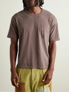 Visvim - Jumbo Distressed Garment-Dyed Cotton-Jersey T-Shirt - Purple