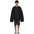 Rick Owens Black Moody Flight Coat