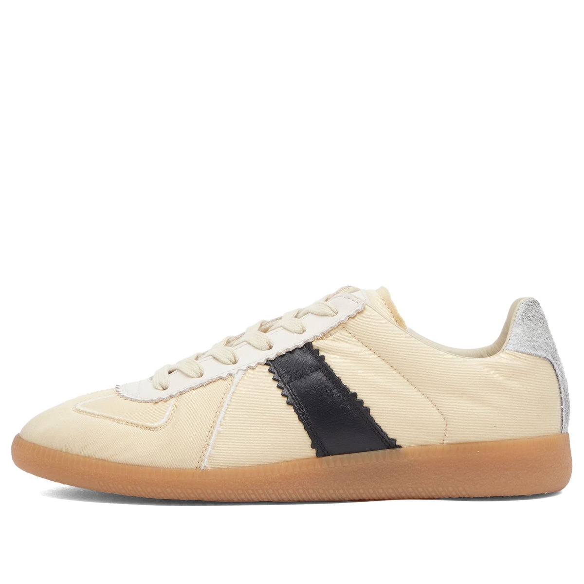 Maison Margiela Men's Replica Sneaker in Black Vintage/Yellow Vintage ...