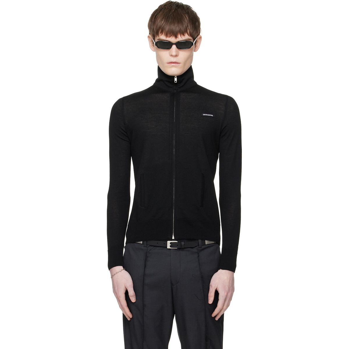 HODAKOVA Black Knitted Tracksuit Sweater