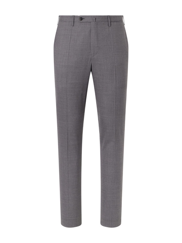 Photo: Slowear - Incotex Straight-Leg Tropical Wool Suit Trousers - Gray
