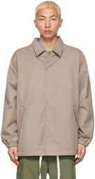 Nanamica Beige 2L Gore-Tex Coach Jacket