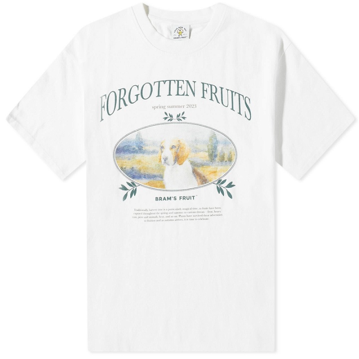 Photo: Bram's Fruit Men's Forgotten Fruits Beagle T-Shirt in White