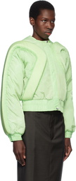 Stanley Raffington Green 3D Parametric Bomber Jacket
