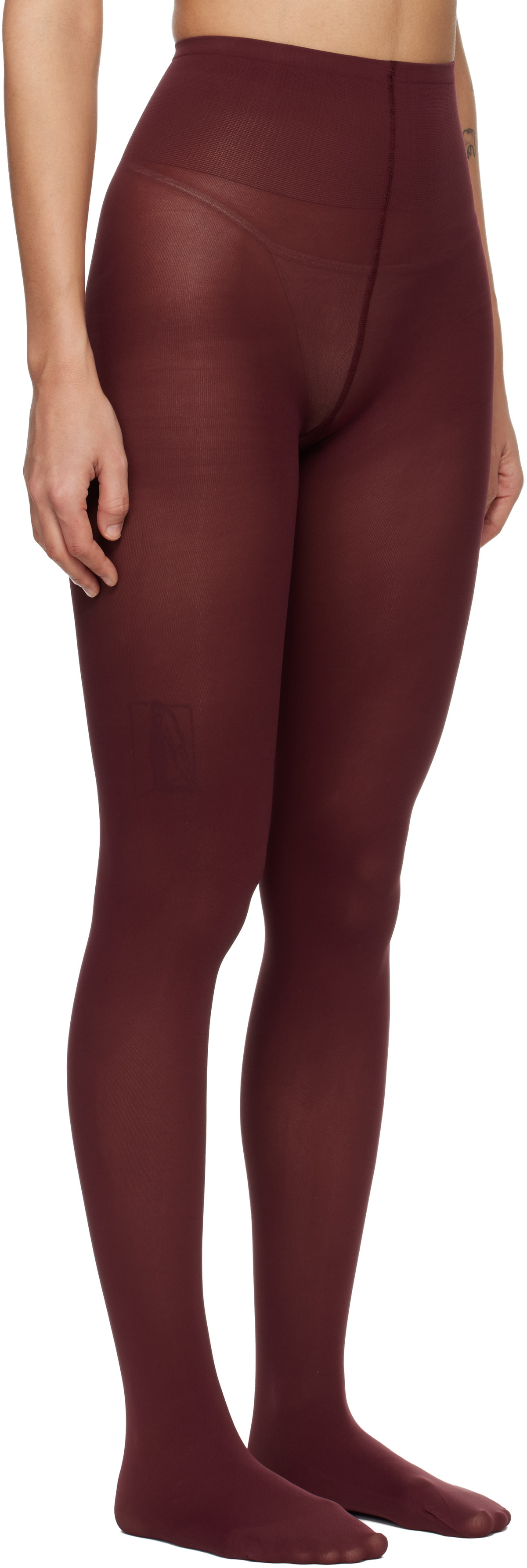 Swedish Stockings Burgundy Olivia Premium Tights