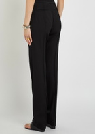 Another Tomorrow Slim-leg Stretch-wool Trousers Black