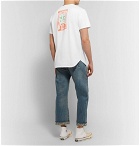 nonnative - Stamp Printed Cotton-Jersey T-Shirt - White