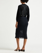 Peserico Womens Midi skirt Midnight in Blue