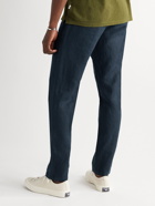 NN07 - Karl Linen Trousers - Blue