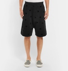 McQ Alexander McQueen - Flocked Jersey Shorts - Black