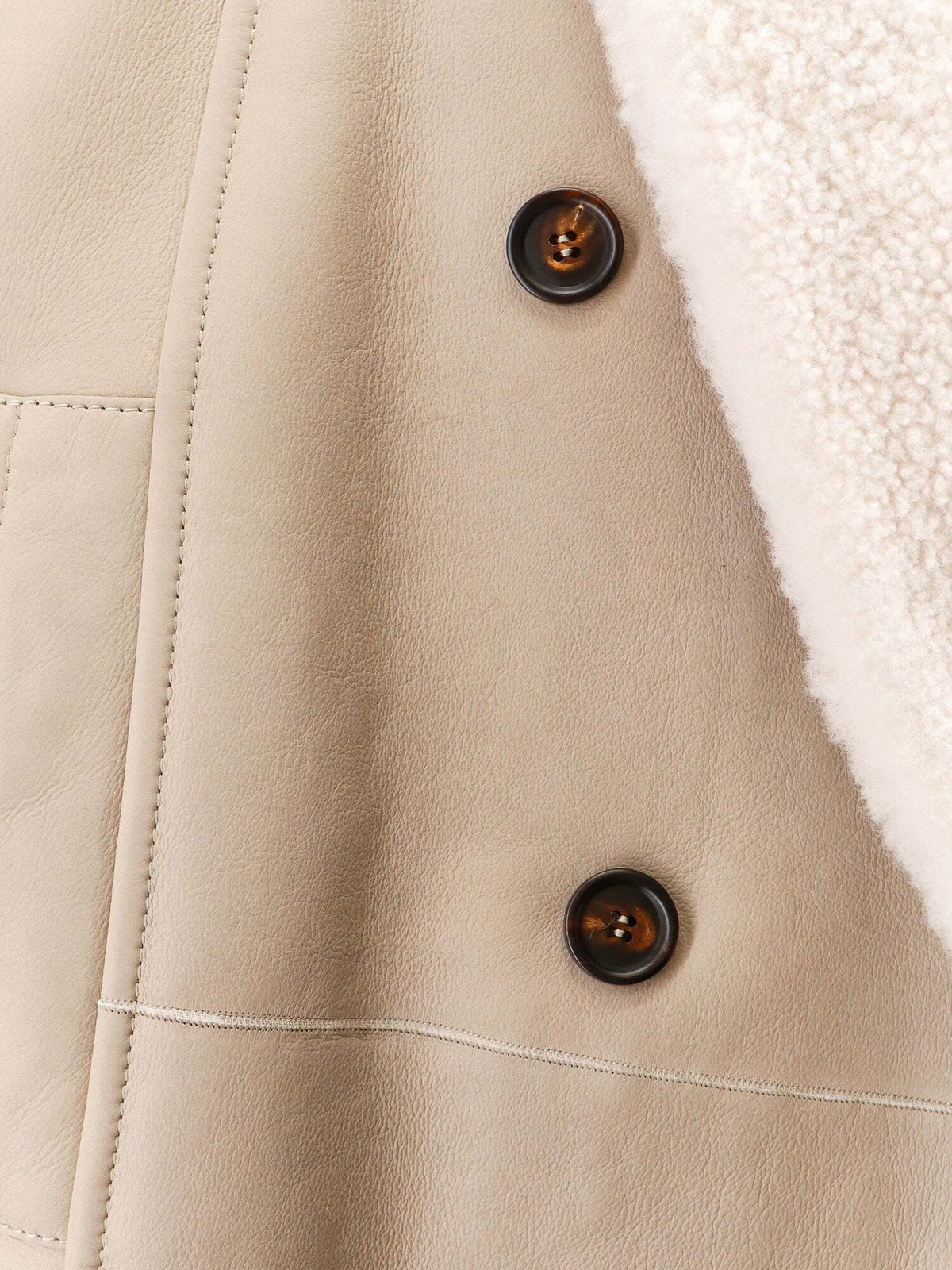 Brunello Cucinelli Jacket Beige Womens Leather Jacket Brunello Cucinelli Jacket Beige Womens Leather Jacket